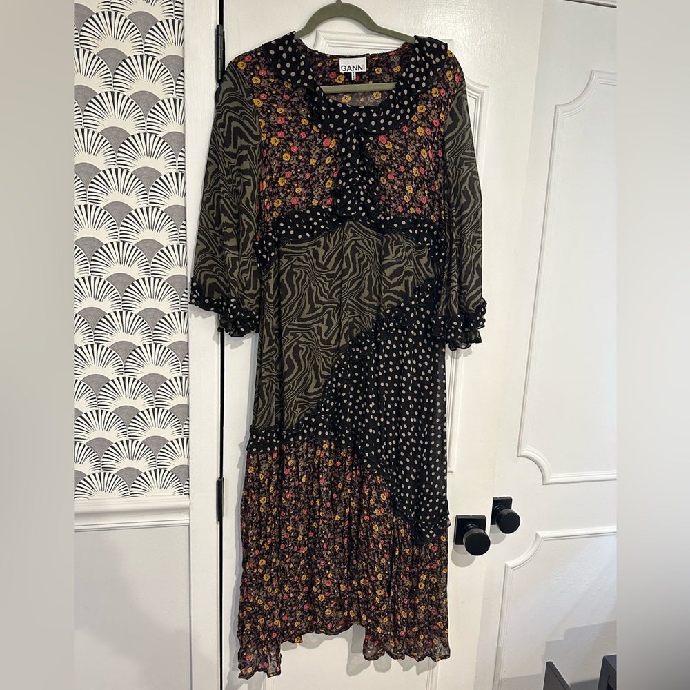 Ganni womens dress. Never worn no tags